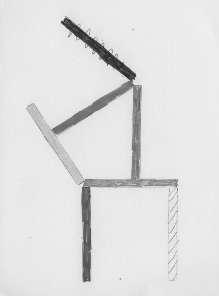 Composition of Light, 2013, sketch